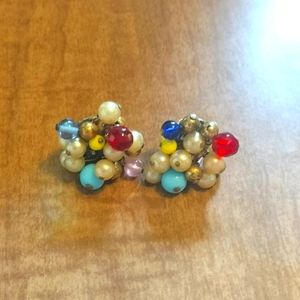 Vintage coro signed earrings